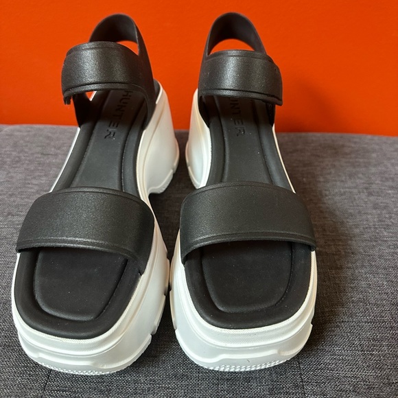 Hunter Women's Abel Casual Platform Wedge Sandals Size 7.0 NEW - Picture 6 of 11